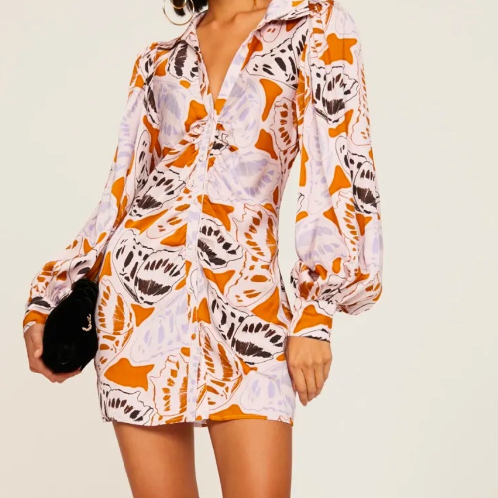 For Love and Lemons Esmeralda Mini Dress sz S